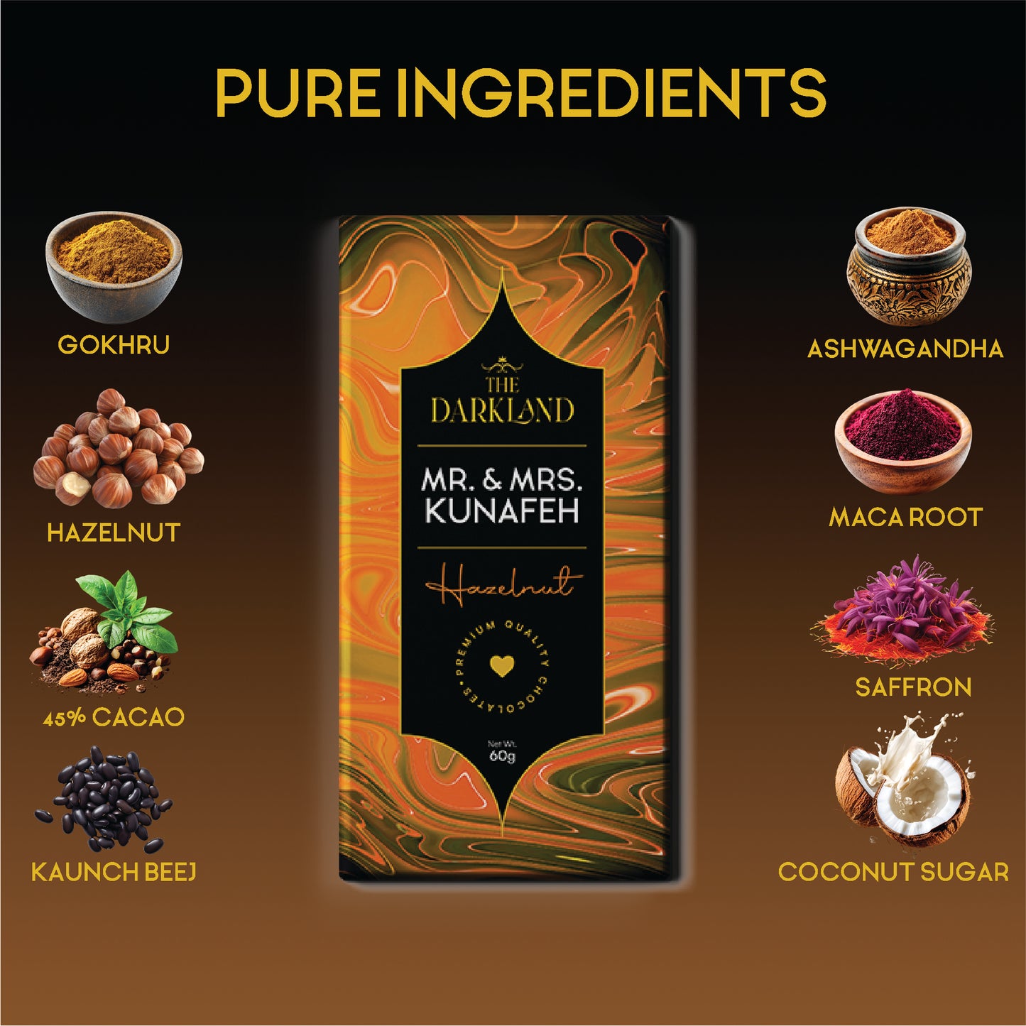 MR. & MRS. Kunafa | Hazelnut Flavour | No Side Effects