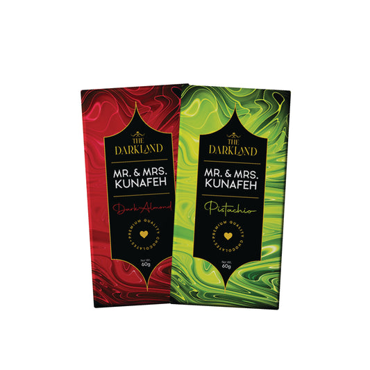 Combo Pack - MR. & MRS. Kunafa | Dark Almond & Pistachio Flavour | No Side Effects