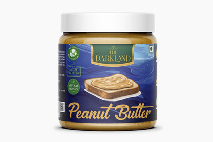 Natural Peanut Butter | NO ADDED SUGAR & SALT | 100% PEANUTS | UNSWEETNED CREAMY | 26 GM PROTEIN