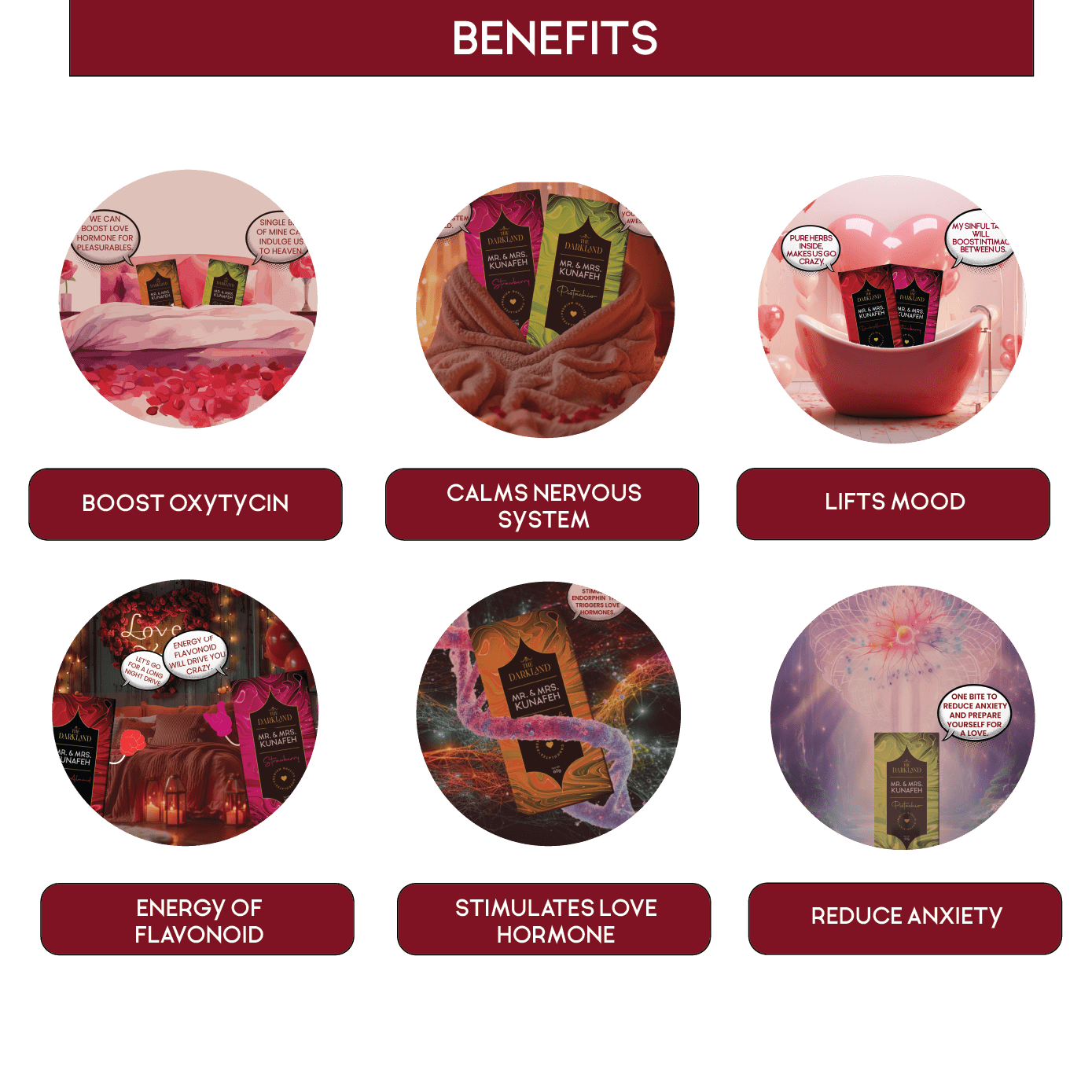 MR. & MRS. Kunafa | Strawberry Flavour | No Side Effects