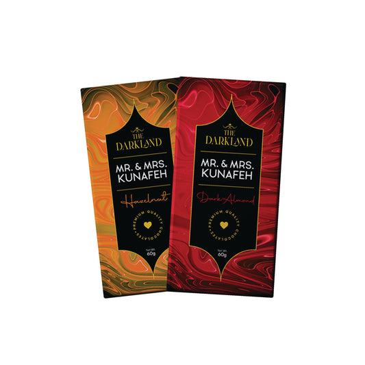 Combo Pack - MR. & MRS. Kunafa | Hazelnut & Dark Almond Flavour | No Side Effects