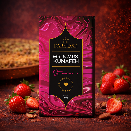 MR. & MRS. Kunafa | Strawberry Flavour |Aphrodisiac Chocolate Bar