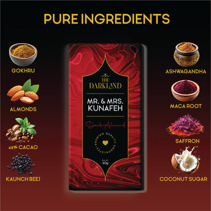 MR. & MRS. Kunafa | Dark Almond Flavour | No Side Effects